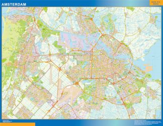 Mapamundi Fisico Politico plastificado  Mapas para Colombia y América  Central de pared grandes