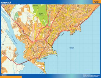 Mapa de Ciudad de Panama