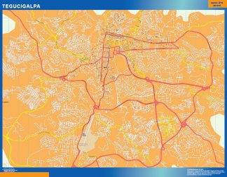 Mapa de Tegucigalpa