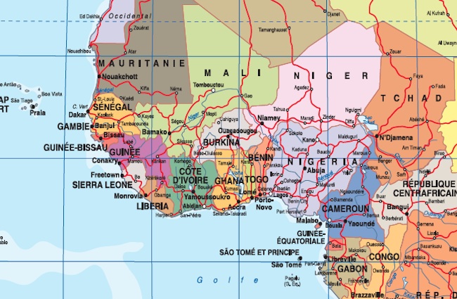 Mapamundi español  Mapas para Colombia y América Central de pared grandes